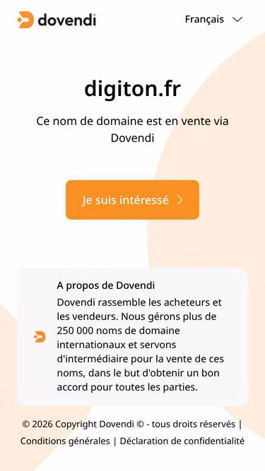 Screenshot of digiton.fr