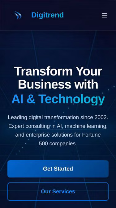 Screenshot of digitrend.ca