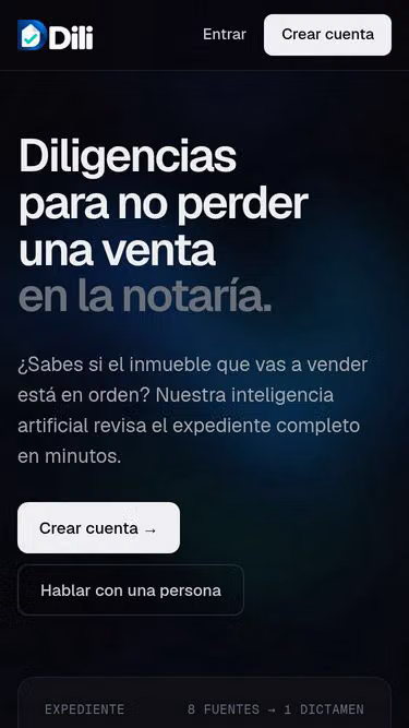 Screenshot of dili.com.mx