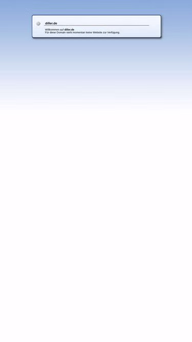 Screenshot of diller.de