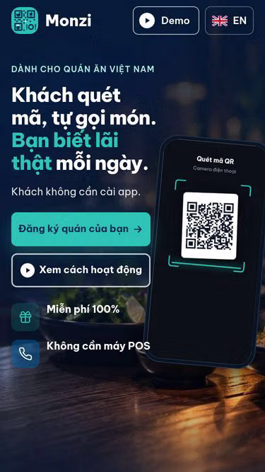 Screenshot of dine.bz