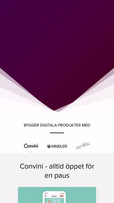 Screenshot of ding.se