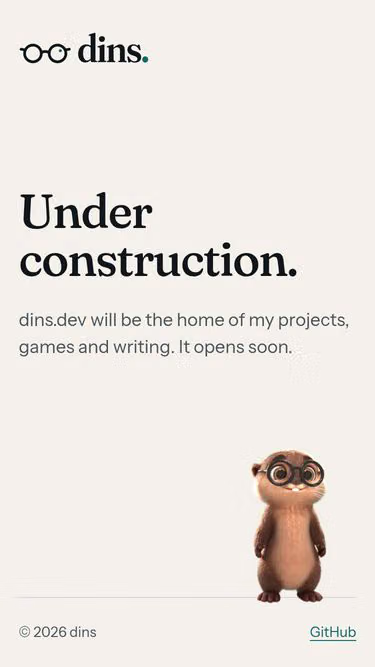 Screenshot of dins.dev