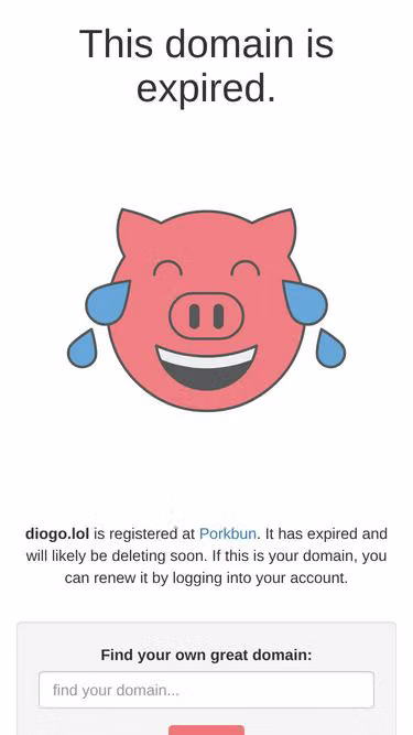 Screenshot of diogo.lol