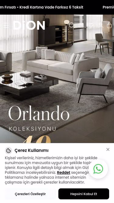 Screenshot of dion.com.tr
