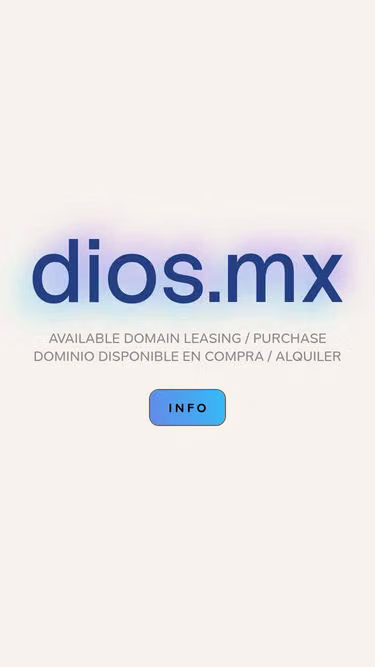 Screenshot of dios.mx