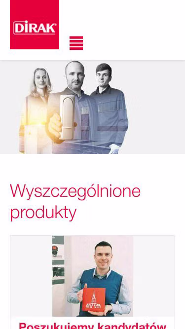 Screenshot of dirak.pl