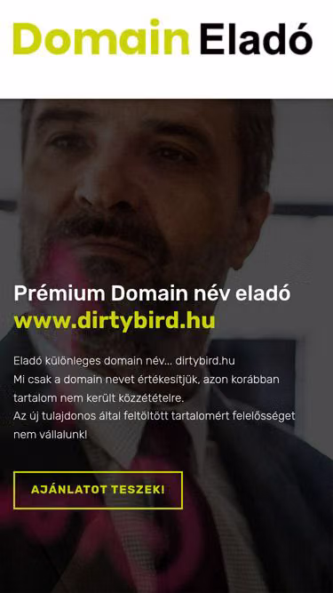 Screenshot of dirtybird.hu