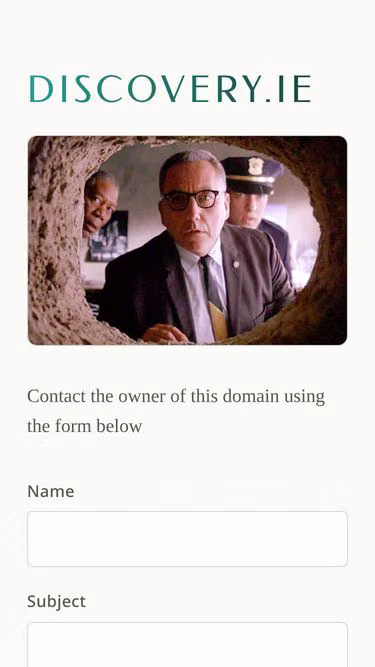 Screenshot of discovery.ie