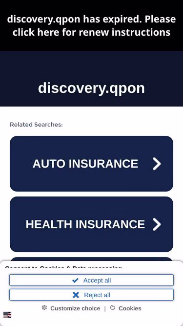 Screenshot of discovery.qpon