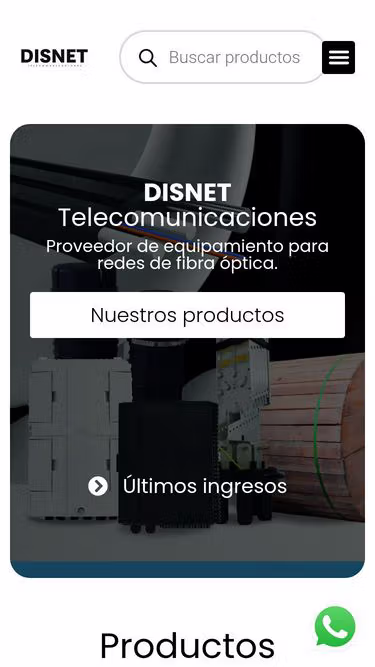Screenshot of disnet.com.ar