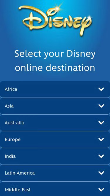 Screenshot of disney.rs