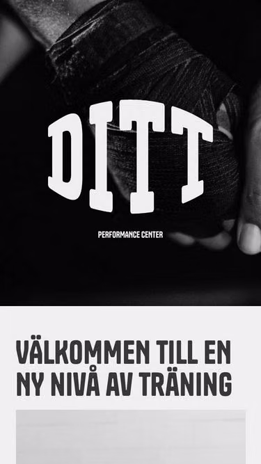 Screenshot of ditt.se