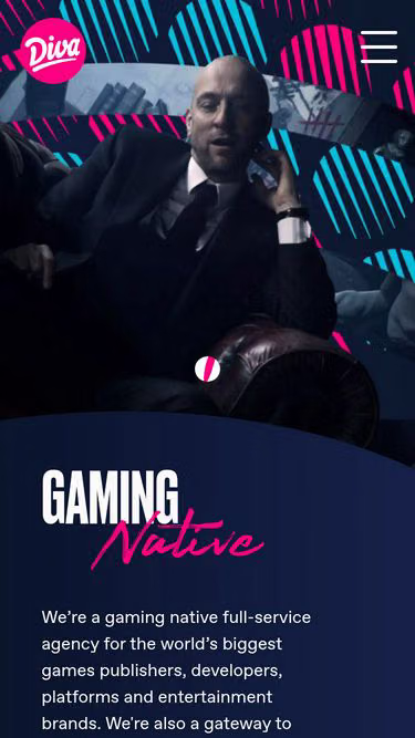 Screenshot of diva.agency
