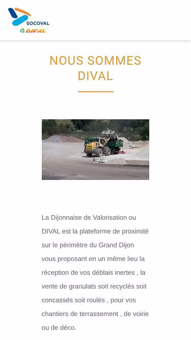 Screenshot of dival.fr