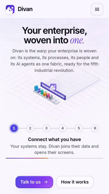 Screenshot of divan.team