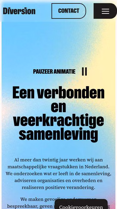 Screenshot of diversion.nl