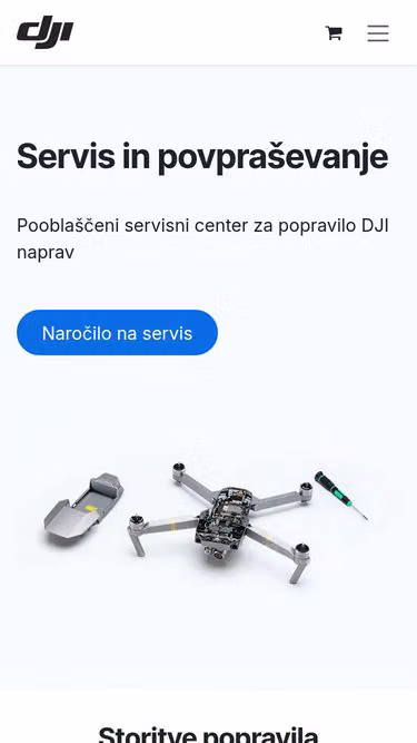 Screenshot of dji.si