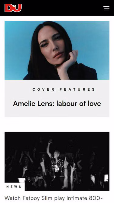 Screenshot of djmag.co.za