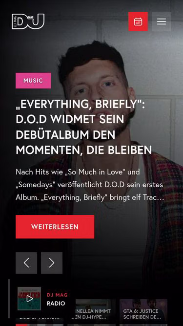Screenshot of djmag.de