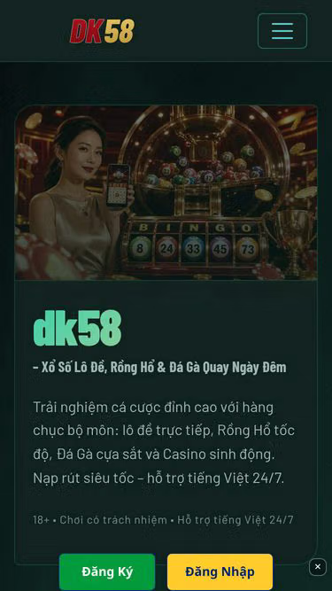 Screenshot of dk58.bar