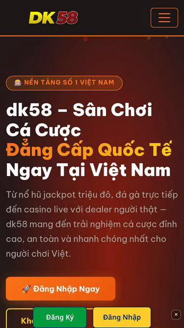 Screenshot of dk58.vip
