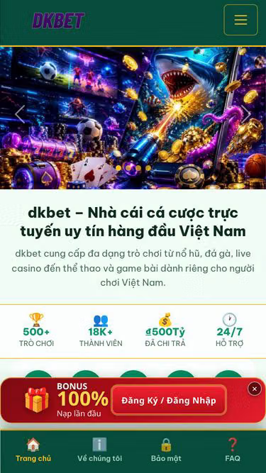 Screenshot of dkbet.pro