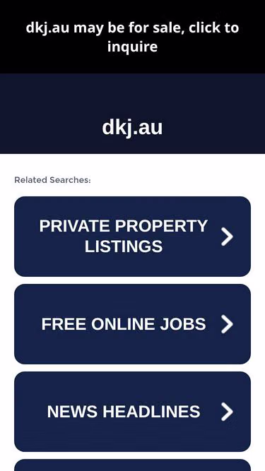 Screenshot of dkj.au