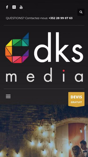 Screenshot of dks.media