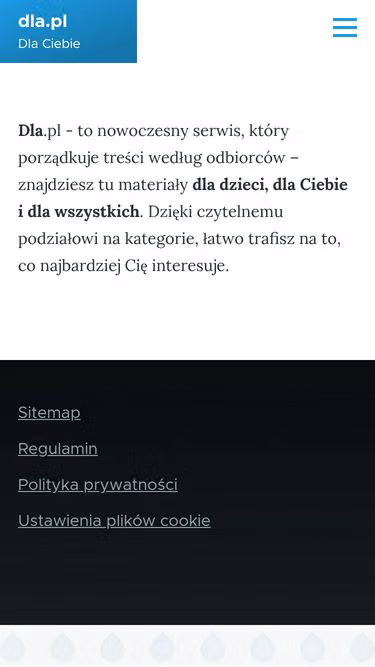 Screenshot of dla.pl