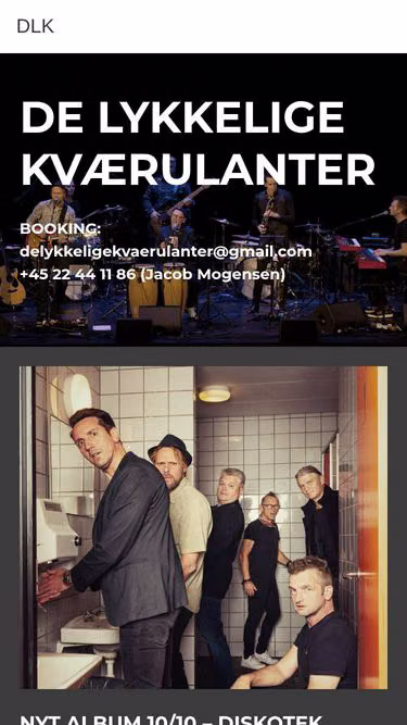 Screenshot of dlk.dk
