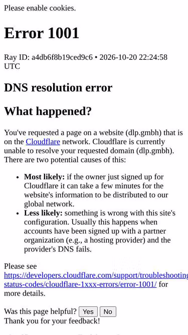Screenshot of dlp.gmbh