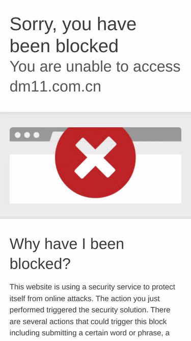 Screenshot of dm11.com.cn