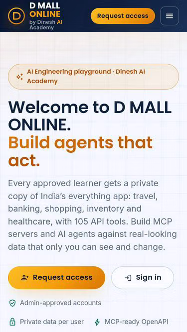 Screenshot of dmall.online