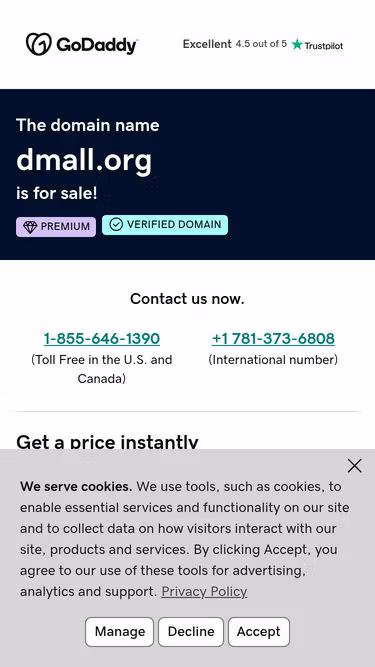 Screenshot of dmall.org