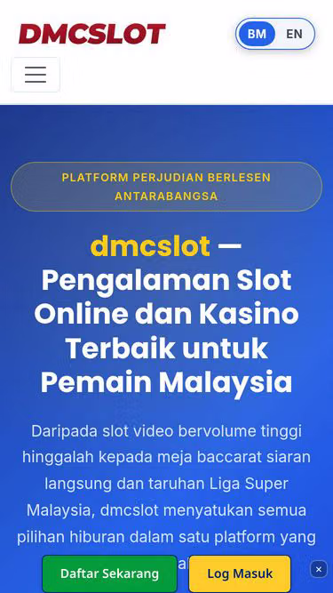 Screenshot of dmcslot.run