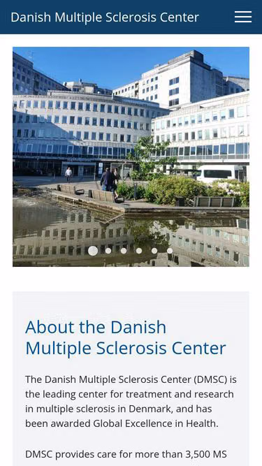 Screenshot of dmsc.dk