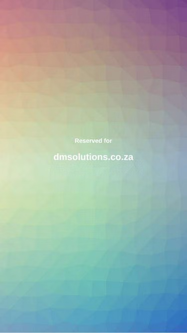 Screenshot of dmsolutions.co.za