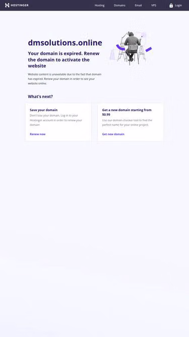 Screenshot of dmsolutions.online