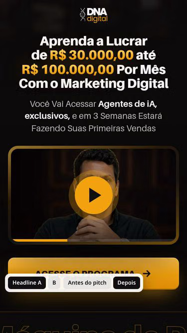 Screenshot of dnadigital.net.br