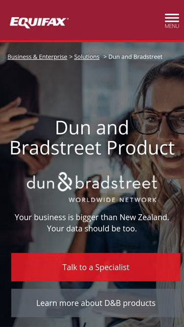 Screenshot of dnb.co.nz