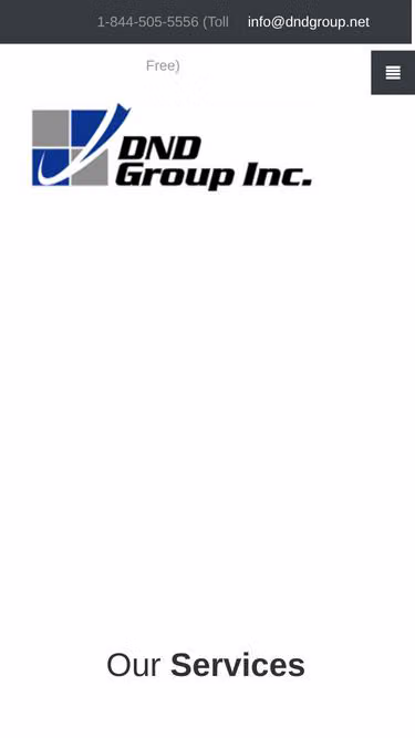 Screenshot of dndgroup.net