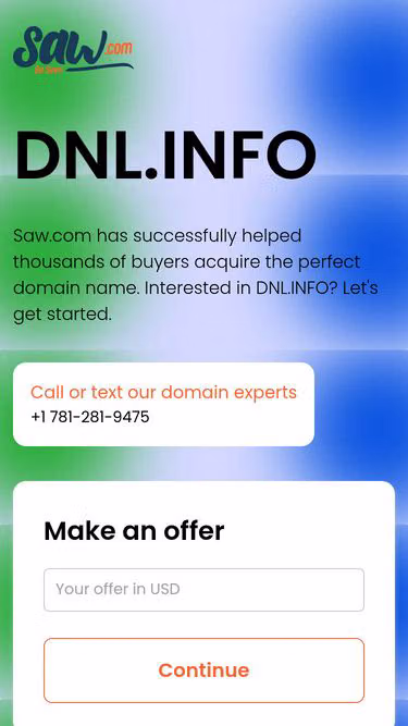 Screenshot of dnl.info
