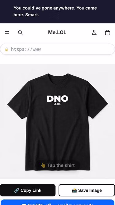 Screenshot of dno.lol