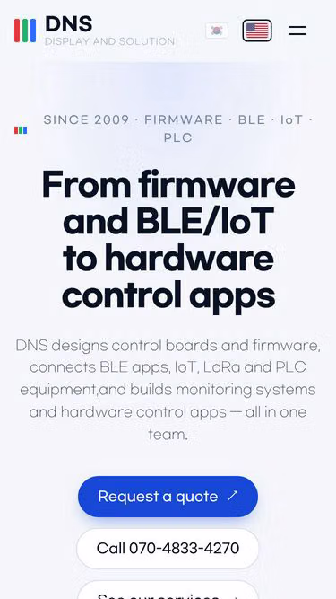Screenshot of dnstech.co.kr