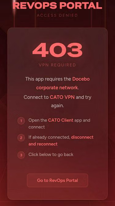 Screenshot of docebo.app