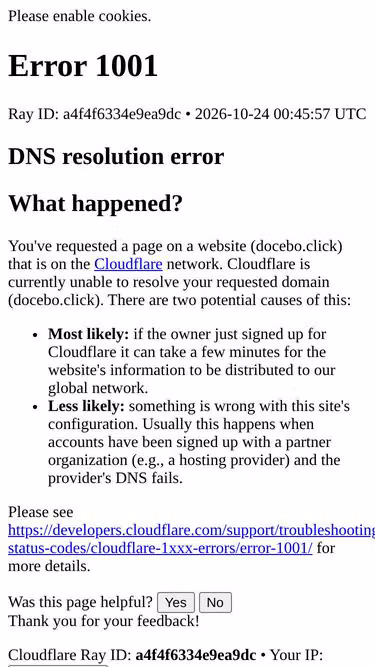 Screenshot of docebo.click