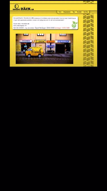 Screenshot of docent.se
