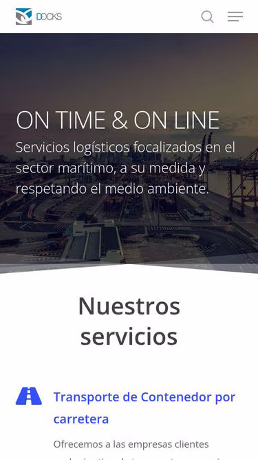 Screenshot of docks.es