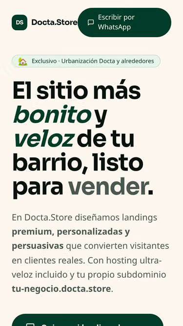 Screenshot of docta.store